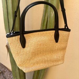 Madewell Raffia mini tote